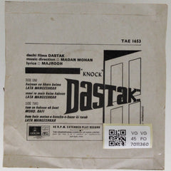 Madan Mohan - Dastak (45-RPM)