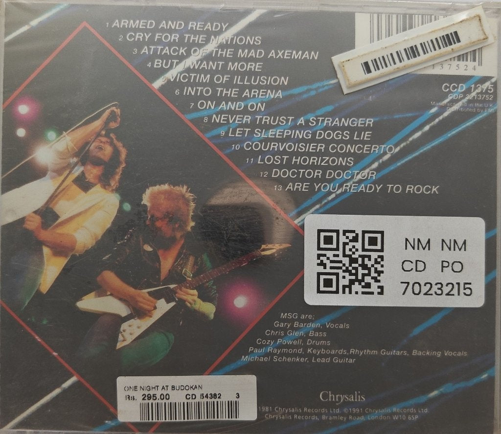MSG - One Night at Budokan (CD)