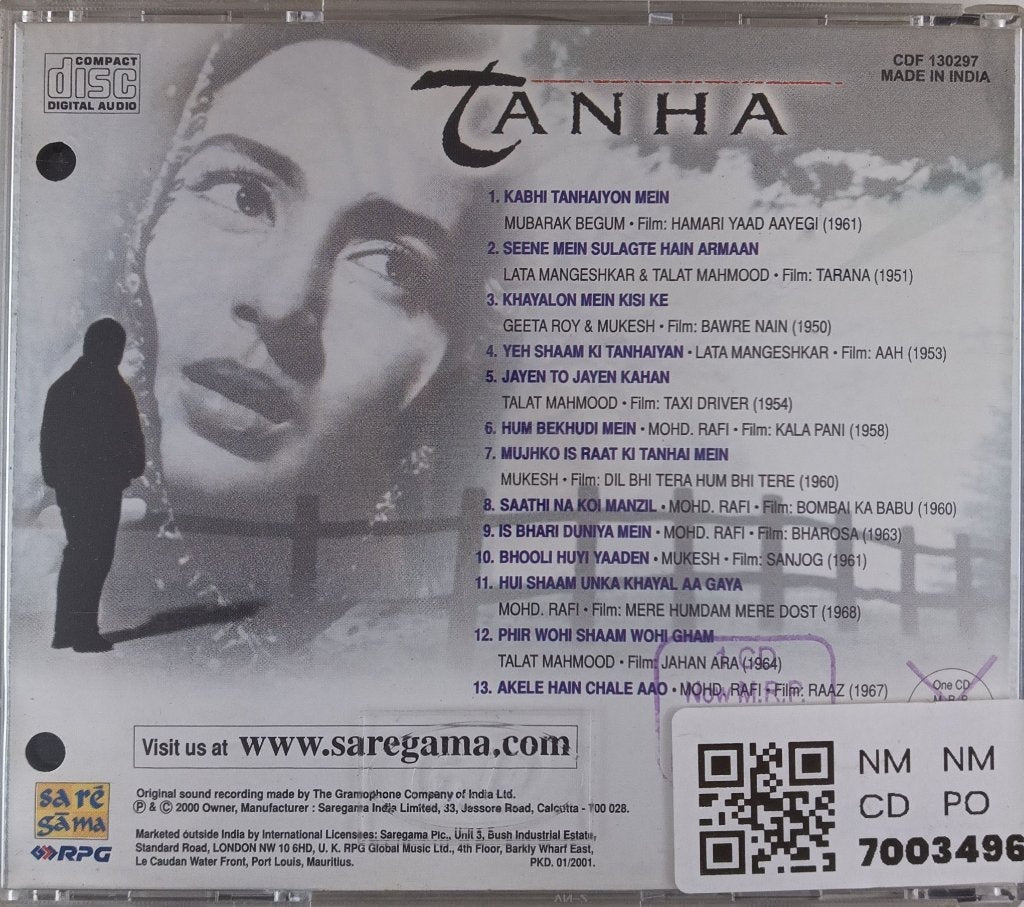 Various - Tanha (CD)