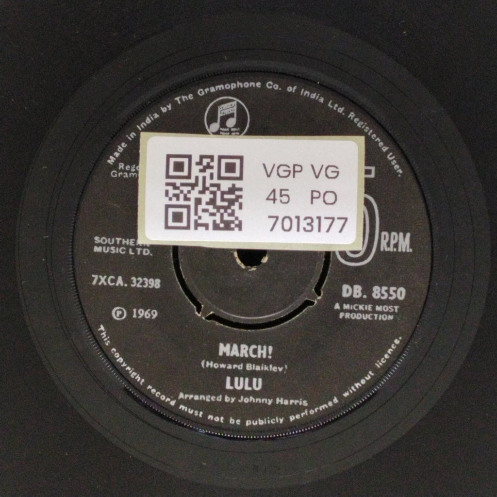 Lulu - Boom Bang-a-Bang / March! (45-RPM)