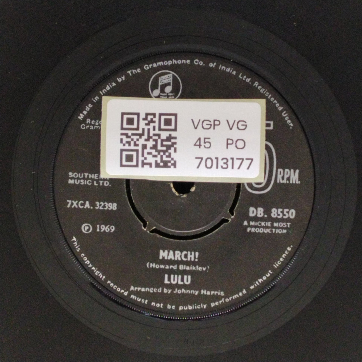 Lulu - Boom Bang-a-Bang / March! (45-RPM)