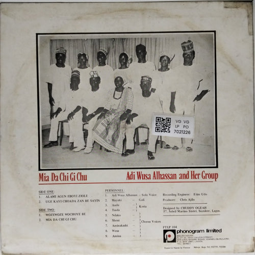 Adi Wusa Alhassan and Her Group - Mia Da Chi Gi Chu (Vinyl)
