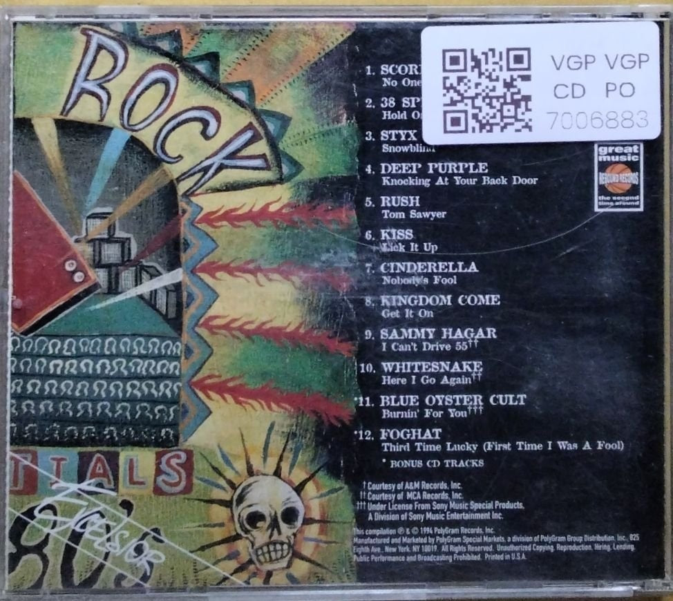 Various - Essentials 1980's Hard Rock (CD)