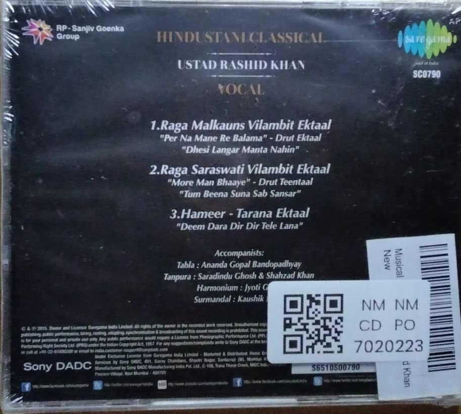 Ustad Rashid Khan - Musical Genius: Hindustani Classical (CD)