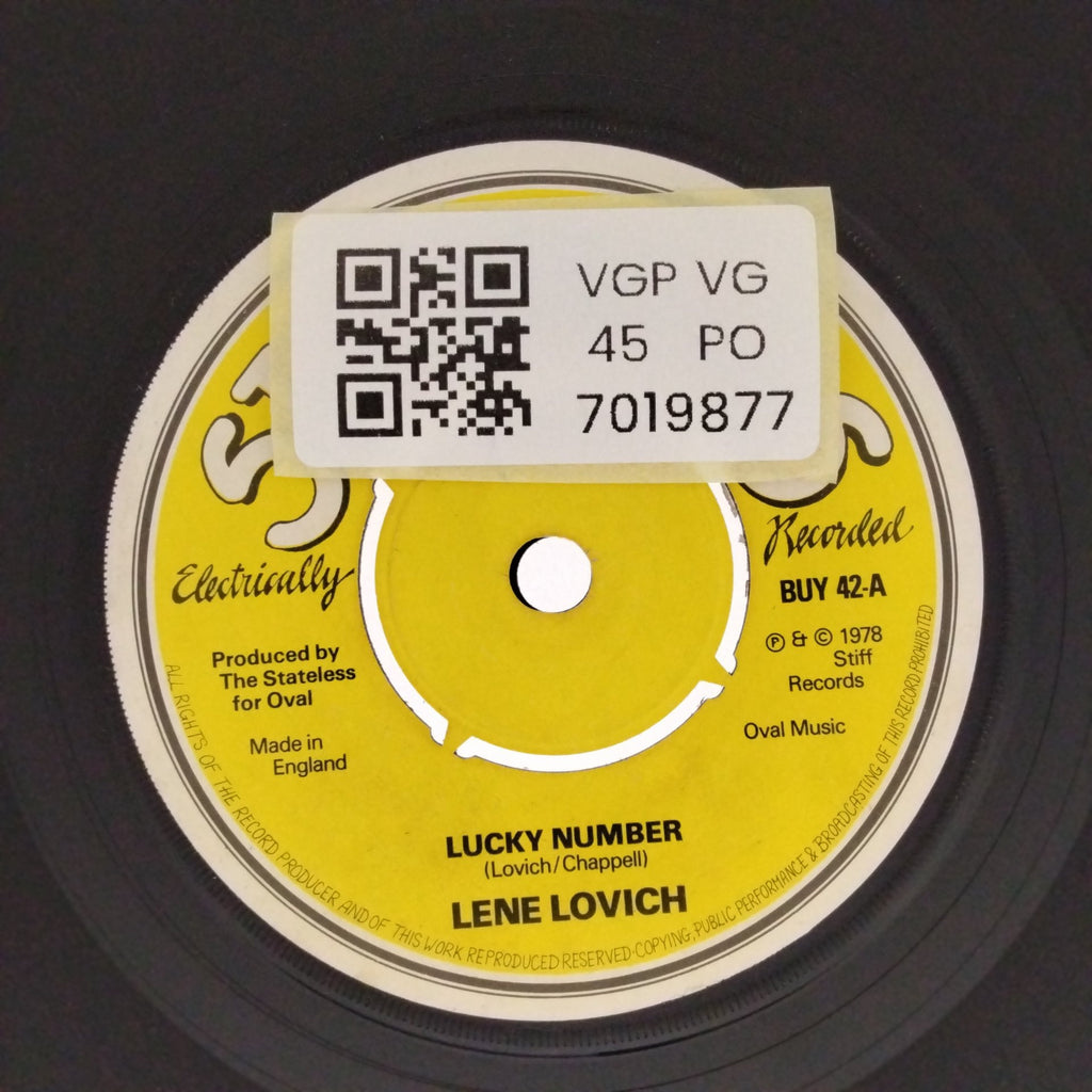 Lene Lovich - Lucky Number (45-RPM)