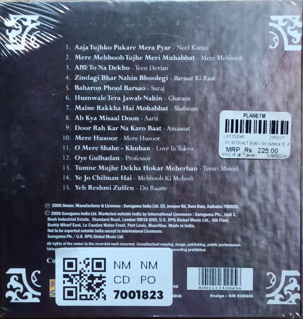 Rafi - Portrait Rafi Romance Again (CD)