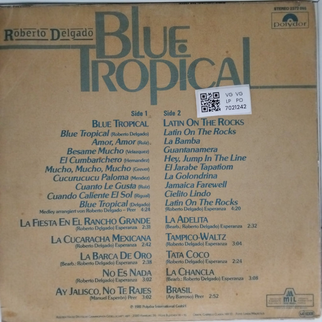 Roberto Delgado - Blue Tropical (Vinyl)