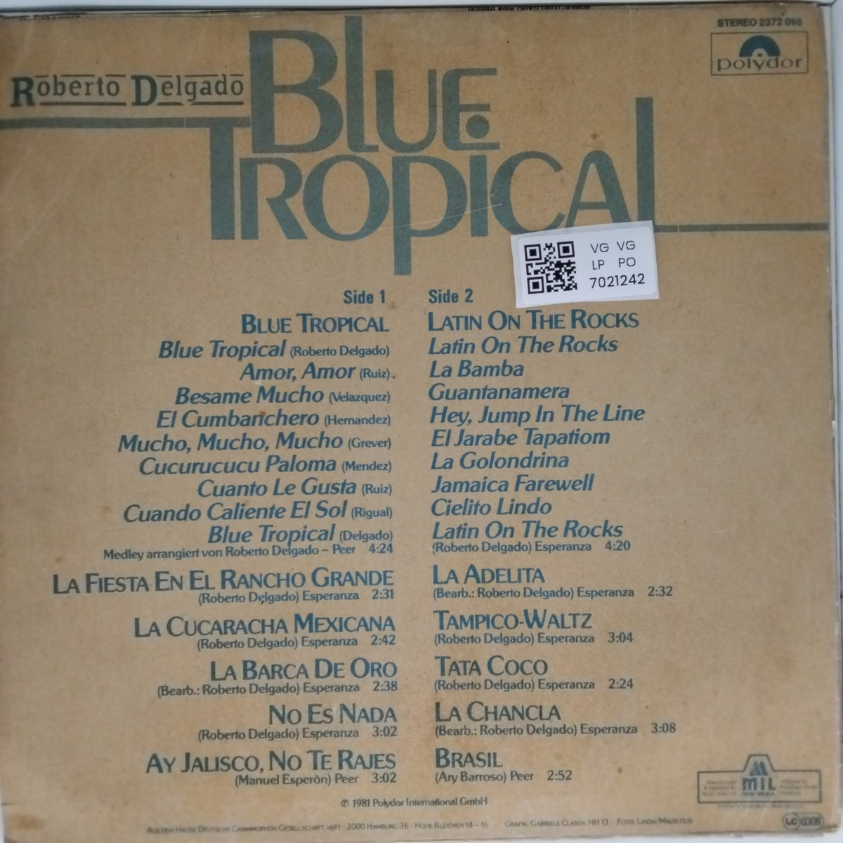 Roberto Delgado - Blue Tropical (Vinyl)