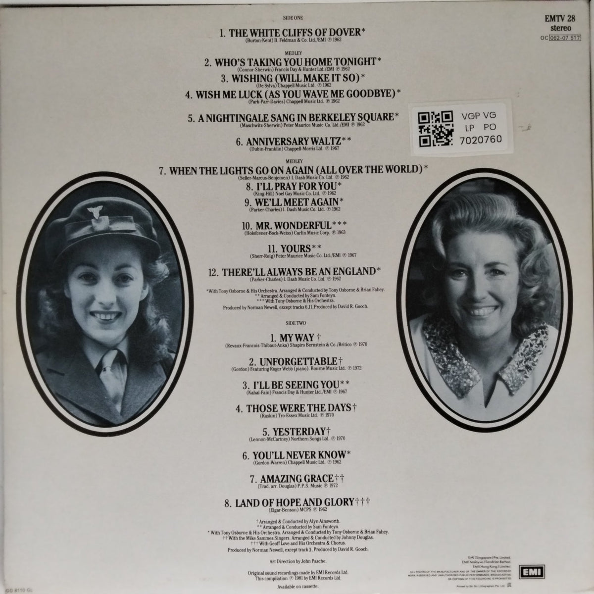 Vera Lynn - 20 Family Favourites (Vinyl)