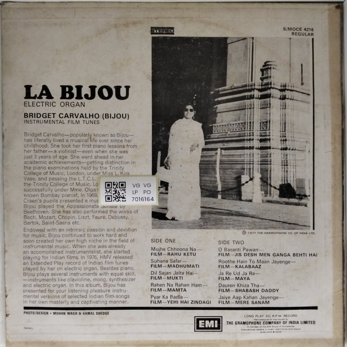 Bridget Carvalho (Bijou) - La Bijou (Vinyl)