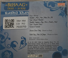 Rashid Khan - Behaag Desh & Sohni (CD)
