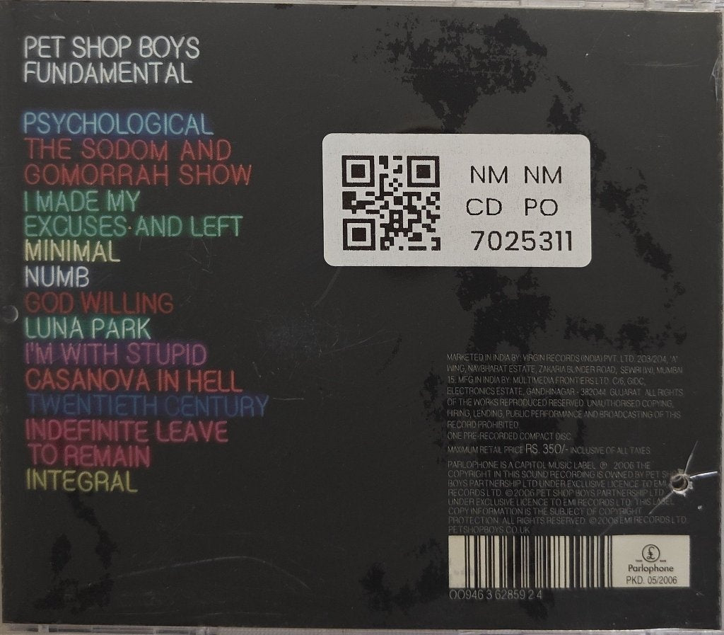 Pet Shop Boys - Fundamental (CD)