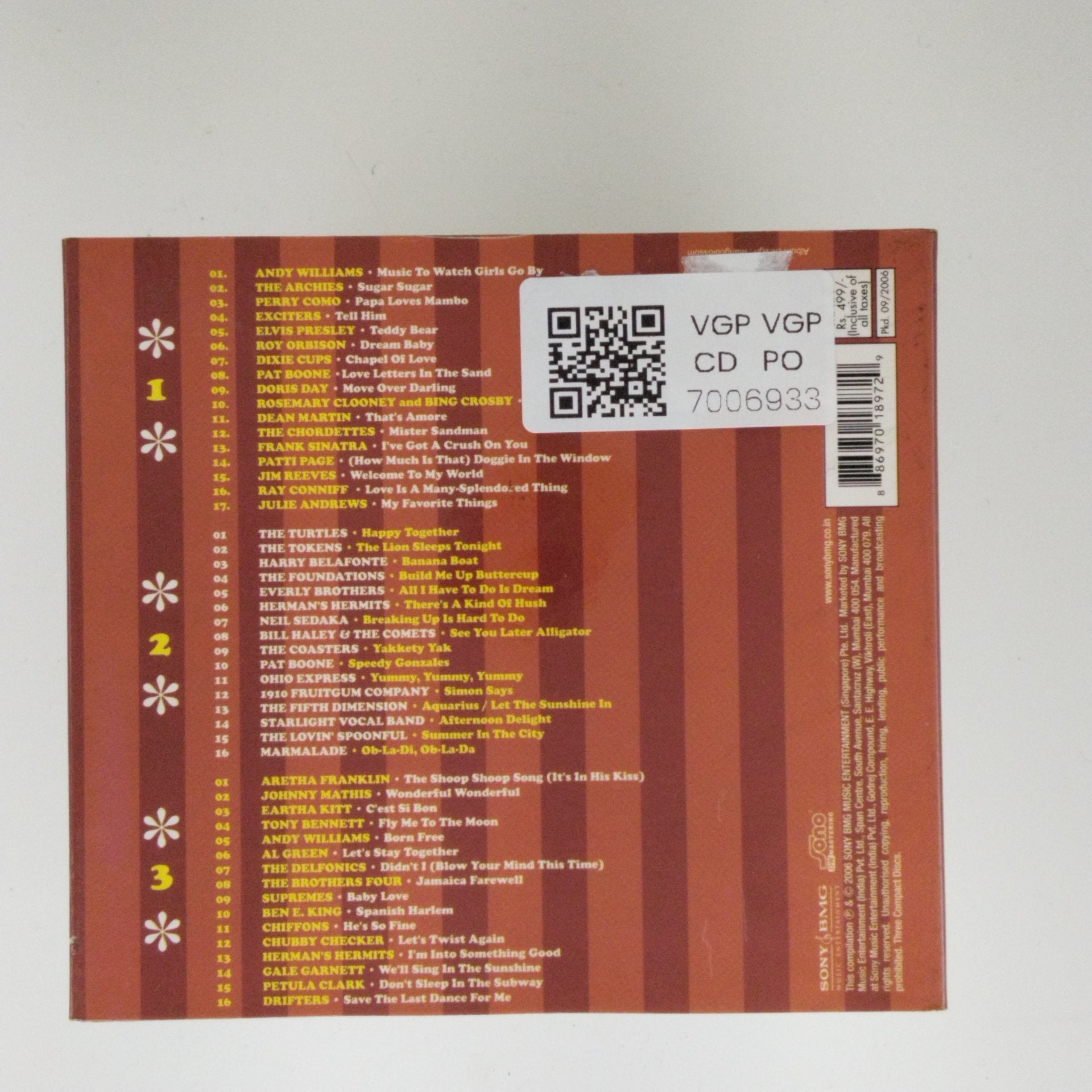 Various - The Very Best of the Golden Oldies (CD) (3)