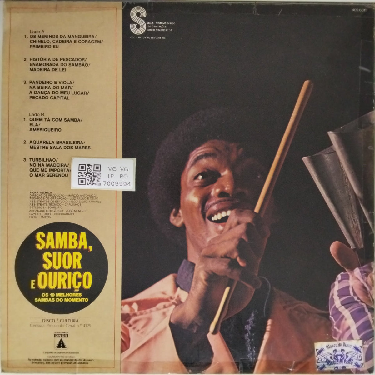 Sambalivre - Samba, Suor e Ourico (Vinyl)