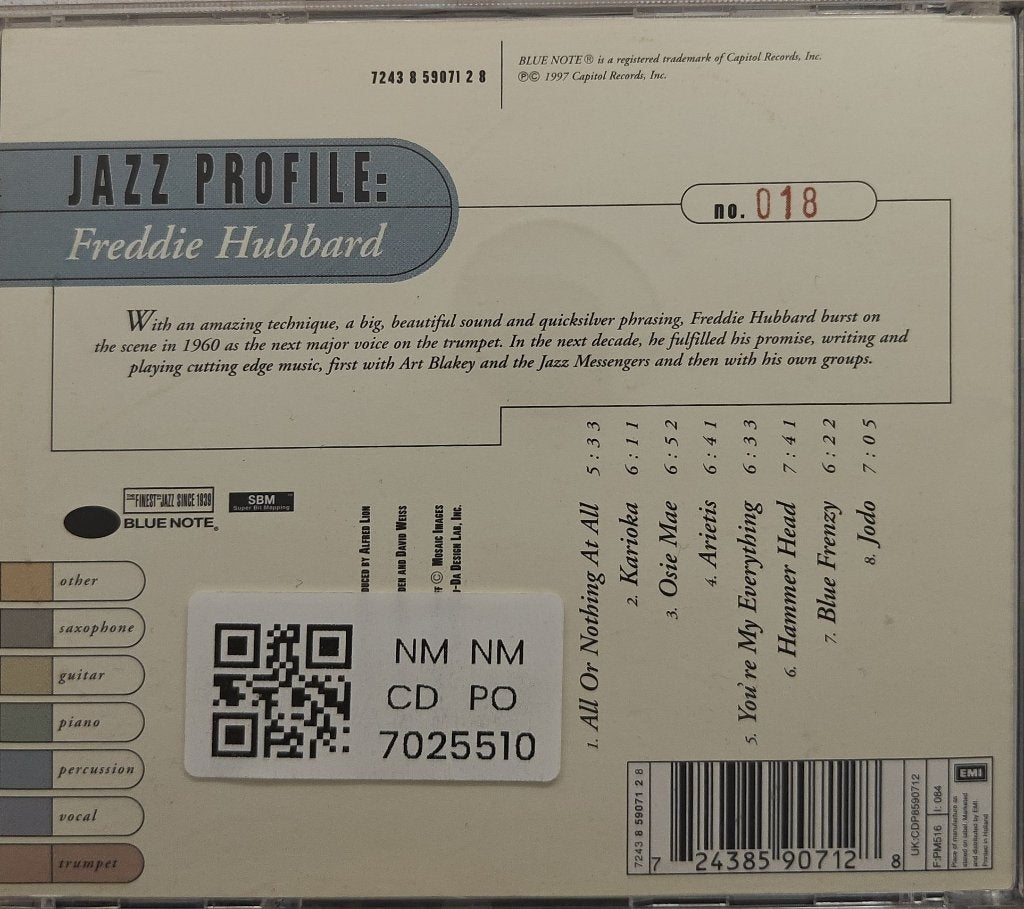 Freddie Hubbard - Jazz Profile (CD)