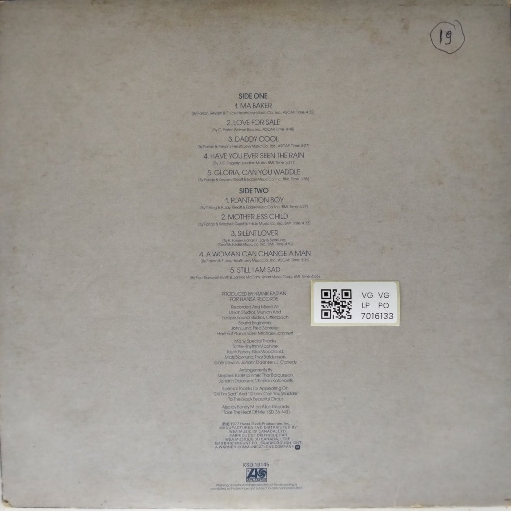 Boney M. - Love For Sale (Vinyl)