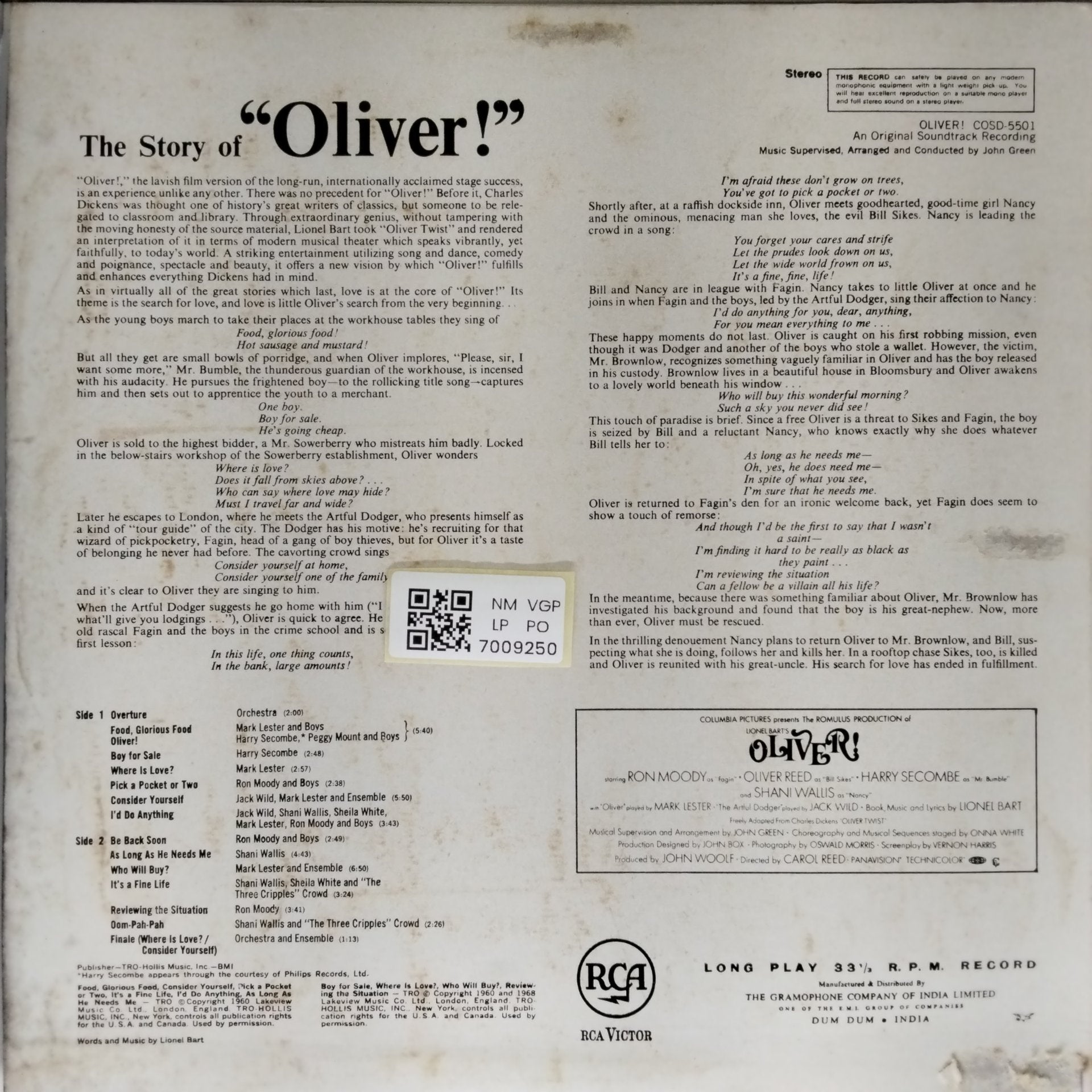 Lionel Bart - Oliver! (Vinyl)