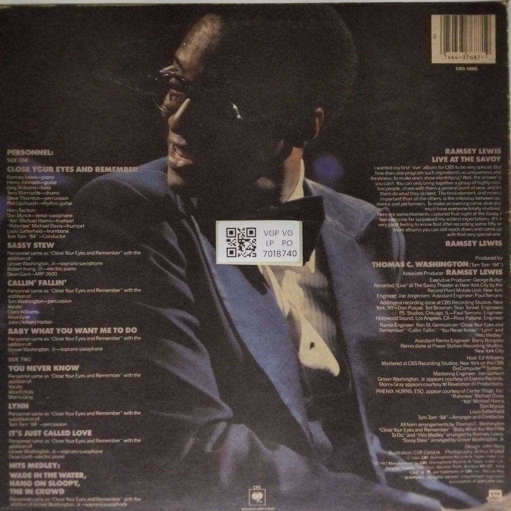 Ramsey Lewis - Live at the Savoy (Vinyl)