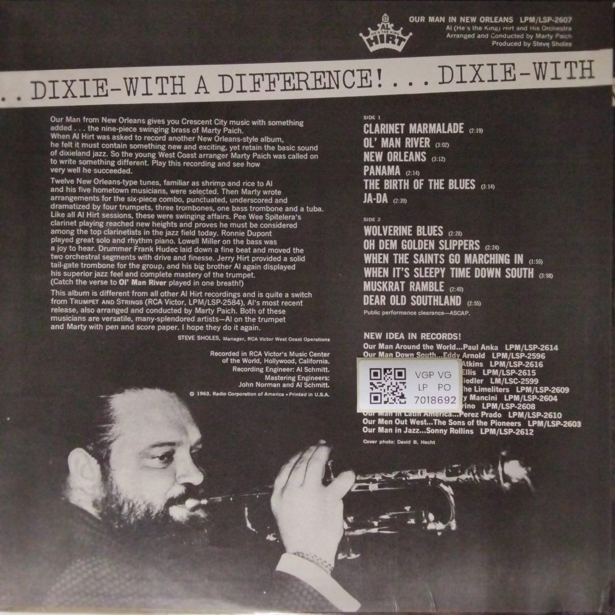 Al Hirt - Our Man in New Orleans (Vinyl)