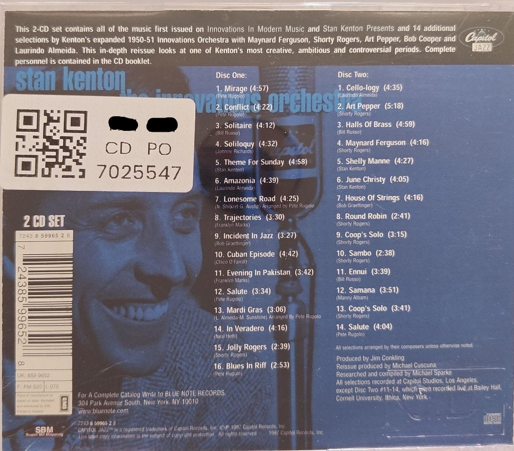 Stan Kenton - The Innovations Orchestra (CD)