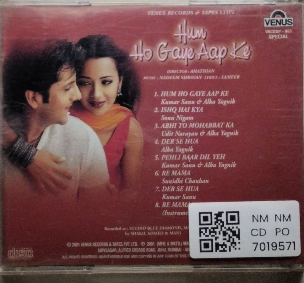 Nadeem - Shravan - Hum Ho Gaye Aap Ke (CD)