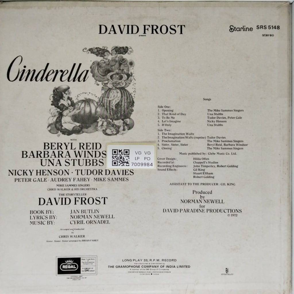David Frost - Cinderella (Vinyl)
