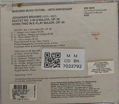 Johannes Brahms, Myron Bloom, Michael Tree, Rudolf Serkin - Sextet for Strings Op. 36 / Trio for Horn Violin & Piano Op. 40 (CD)