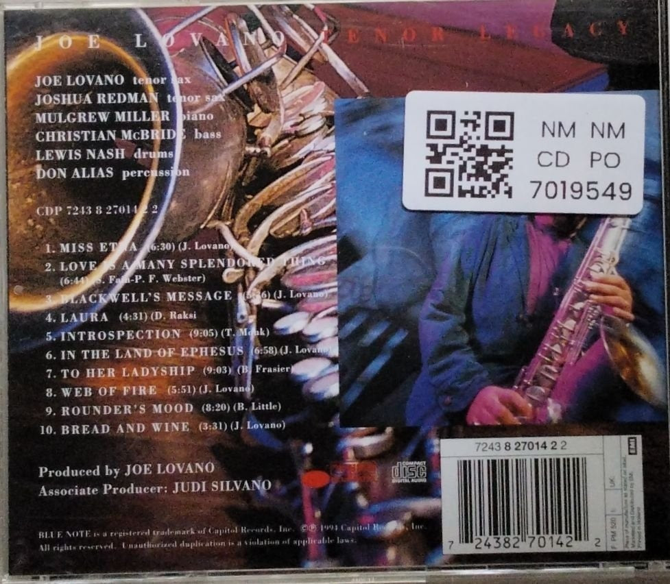 Joe Lovano - Tenor Legacy (CD)