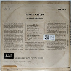 Enrico Caruso - Enrico Caruso: An Historical Recording (Vinyl)