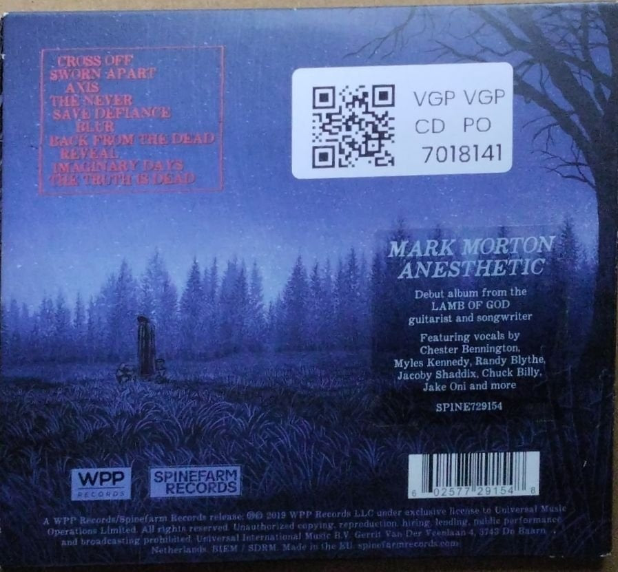 Mark Morton - Anesthetic (CD)