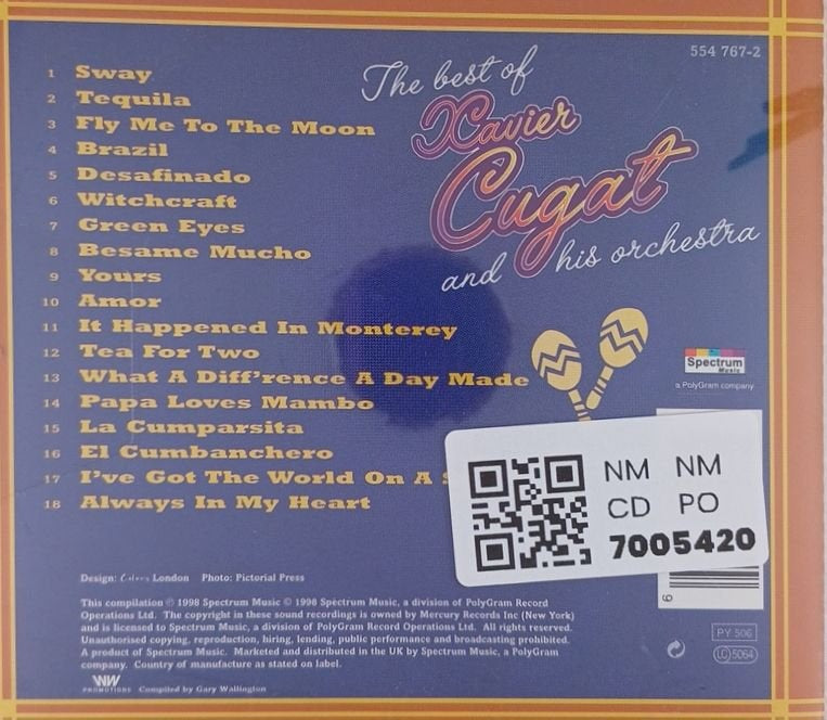 Xavier Cugat and his orchestra - The Best of Xavier Cugat and His Orchestra (CD)