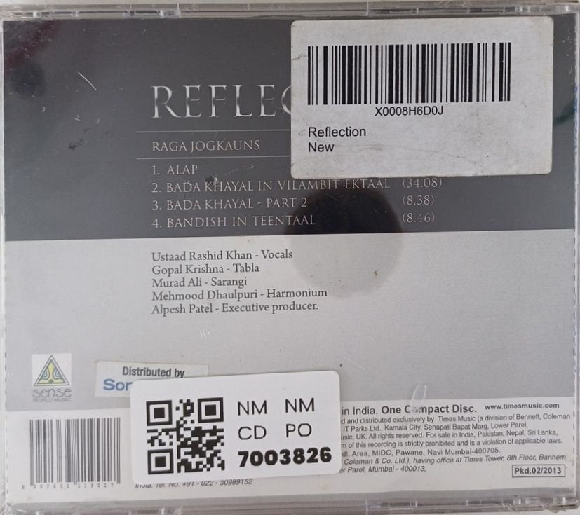 Ustaad Rashid Khan - Reflection (CD)