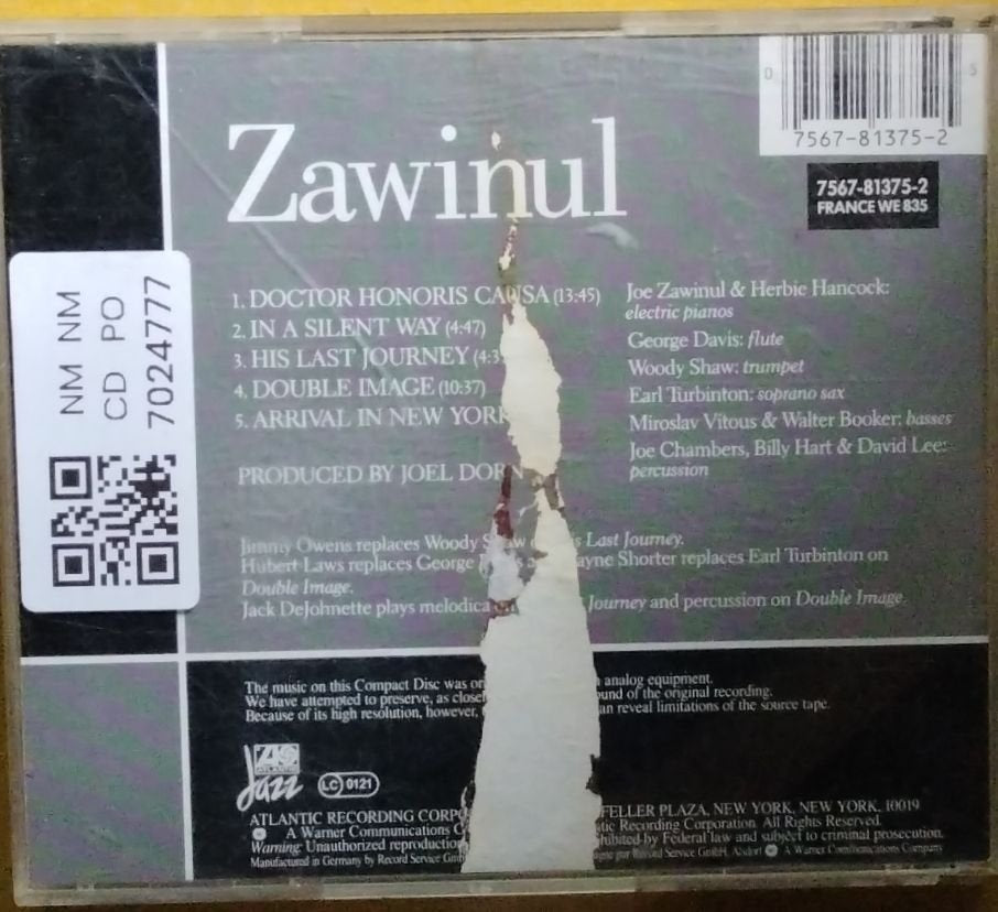 Zawinul - Zawinul (CD)