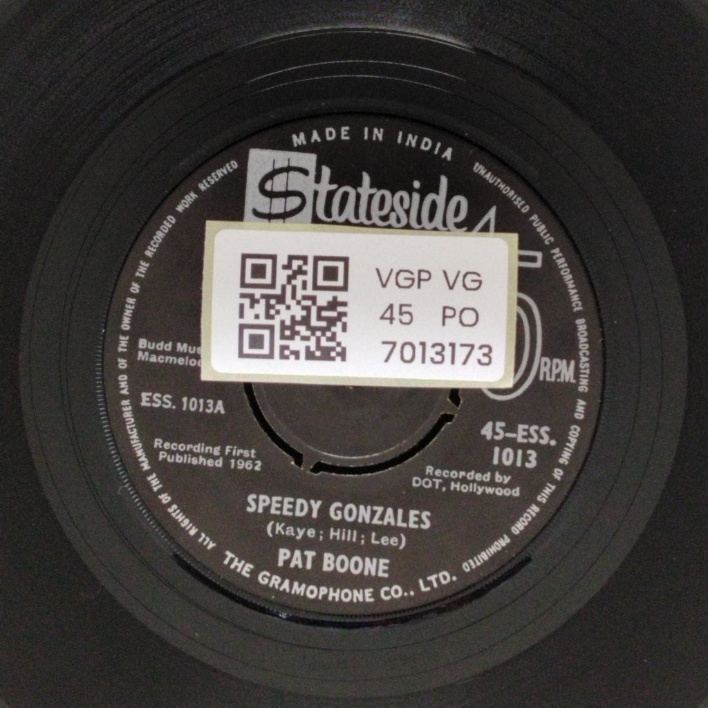 Pat Boone - Speedy Gonzales / The Locket (45-RPM)