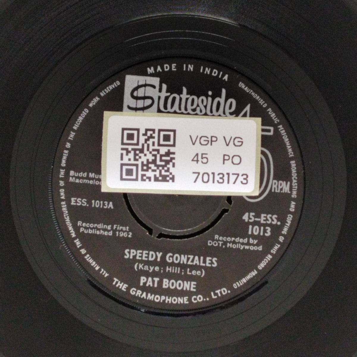 Pat Boone - Speedy Gonzales / The Locket (45-RPM)