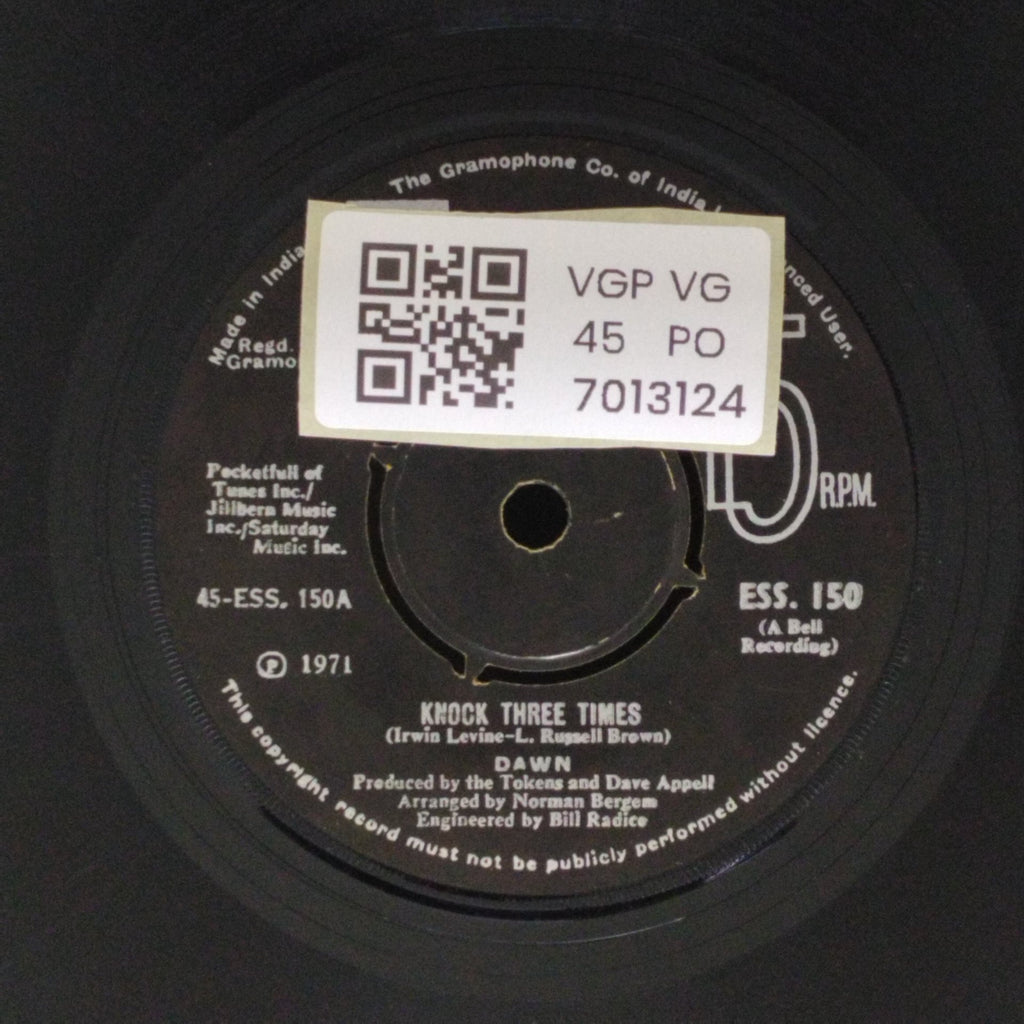 Dawn - Knock Three Times / Home (45-RPM)