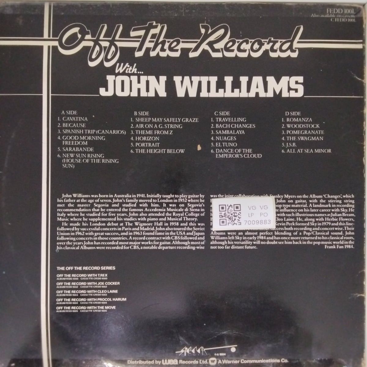 John Williams - Off The Record (Vinyl) (2)