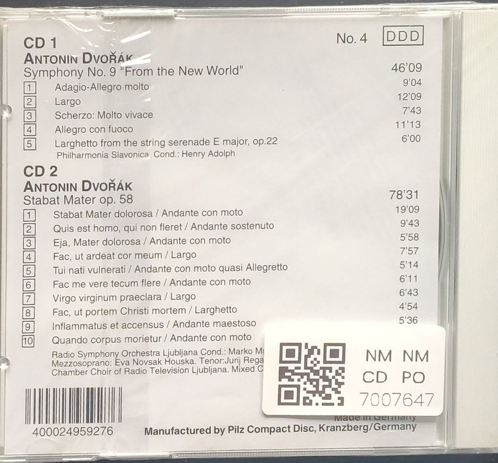 Antonín Dvořák - Symphony No. 9 'From The New World' / Stabat Mater (CD) (2)