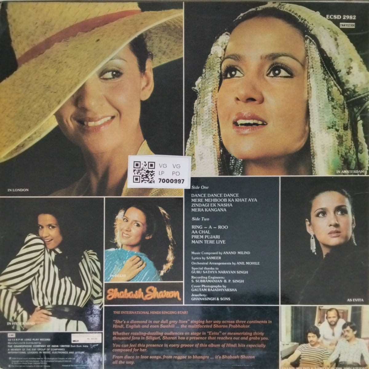 Anand Milind, Sharon Prabhakar - Shabash Sharon (Vinyl)