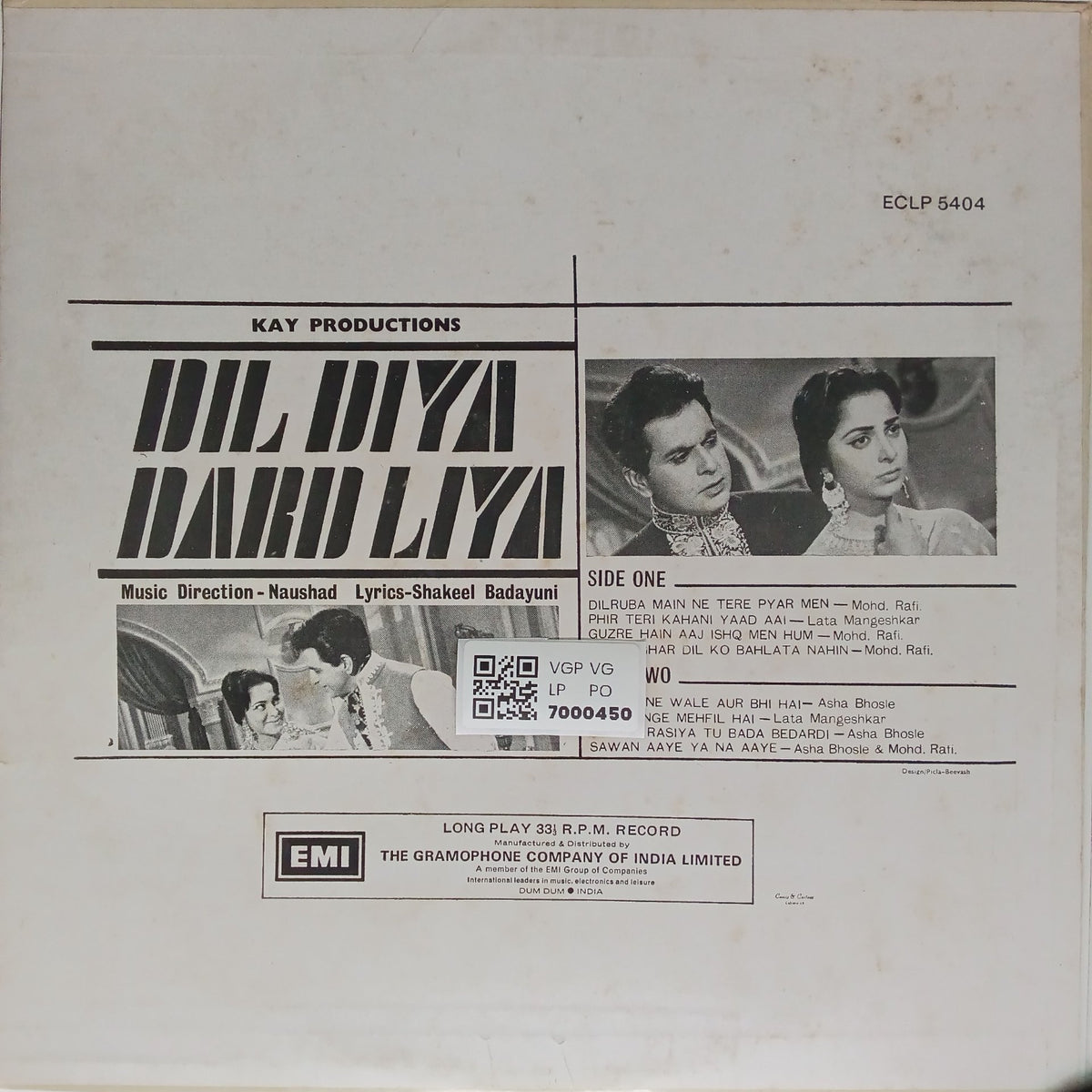 Naushad - Dil Diya Dard Liya (Vinyl)