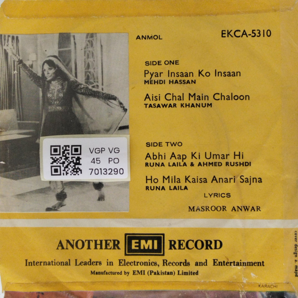 Nisar Bazmi - Anmol (45-RPM)