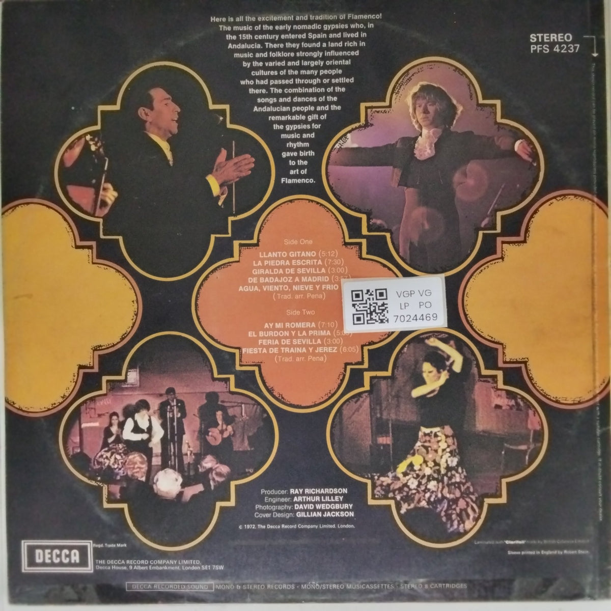 Paco Peña & His Group - Flamenco Puro "Live" (Vinyl)