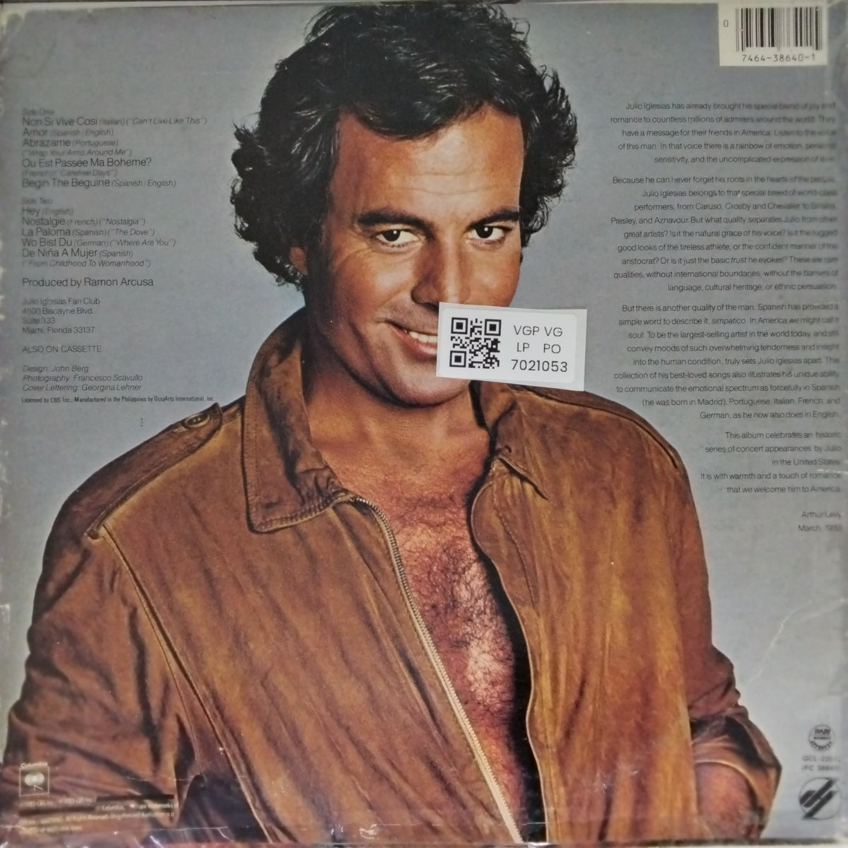 Julio Iglesias - Julio (Vinyl)