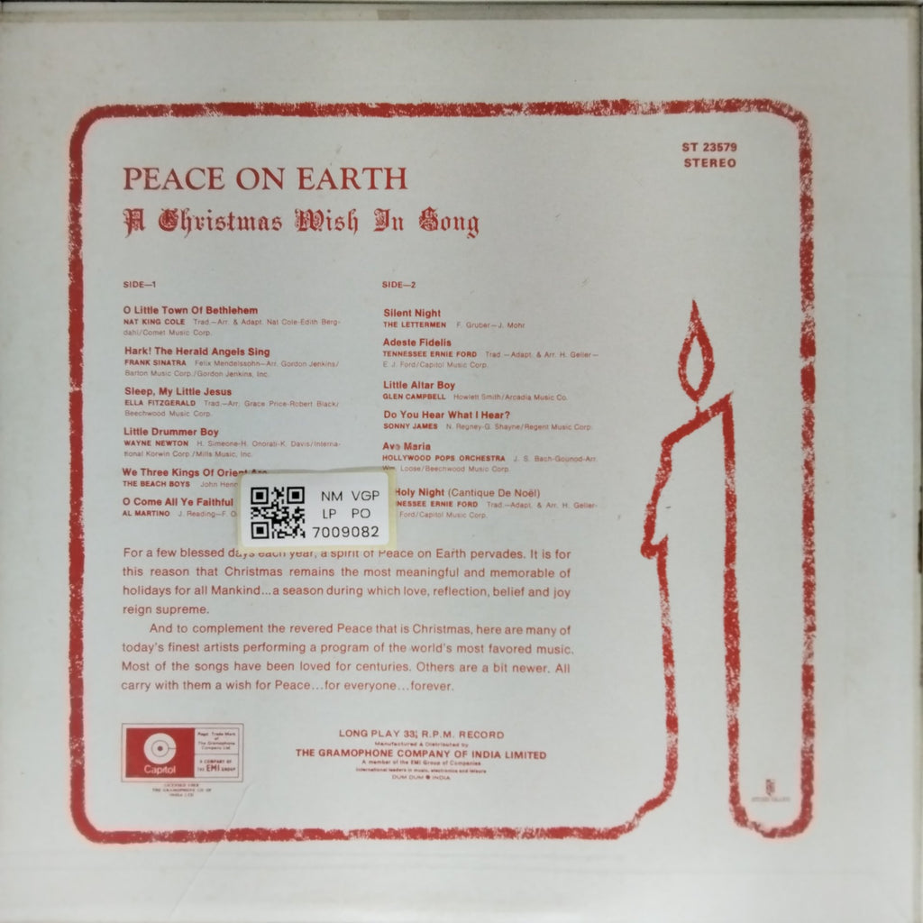 Various - Peace On Earth: A Christmas Wish In Song (Vinyl)
