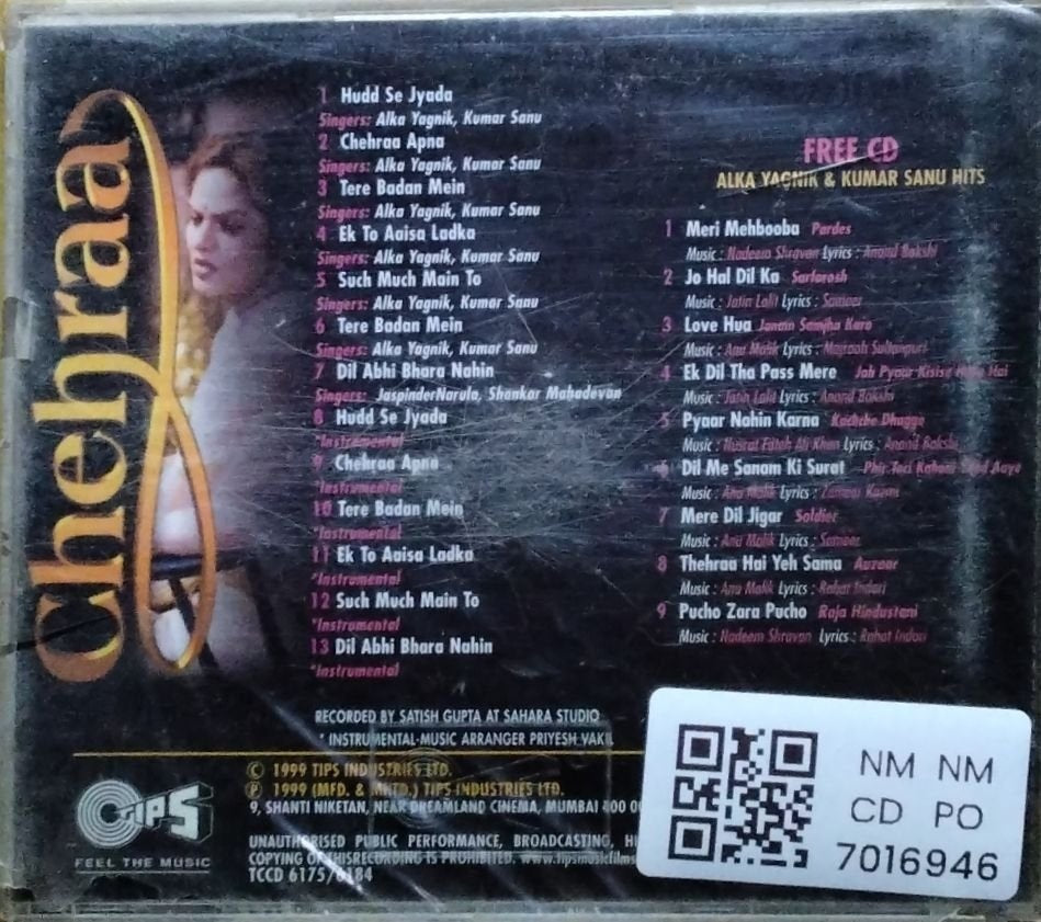 Anu Malik - Chehraa (CD)