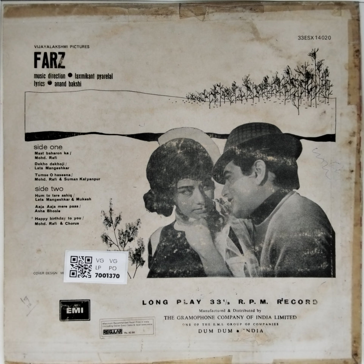 Laxmikant Pyarelal - Farz (Vinyl)