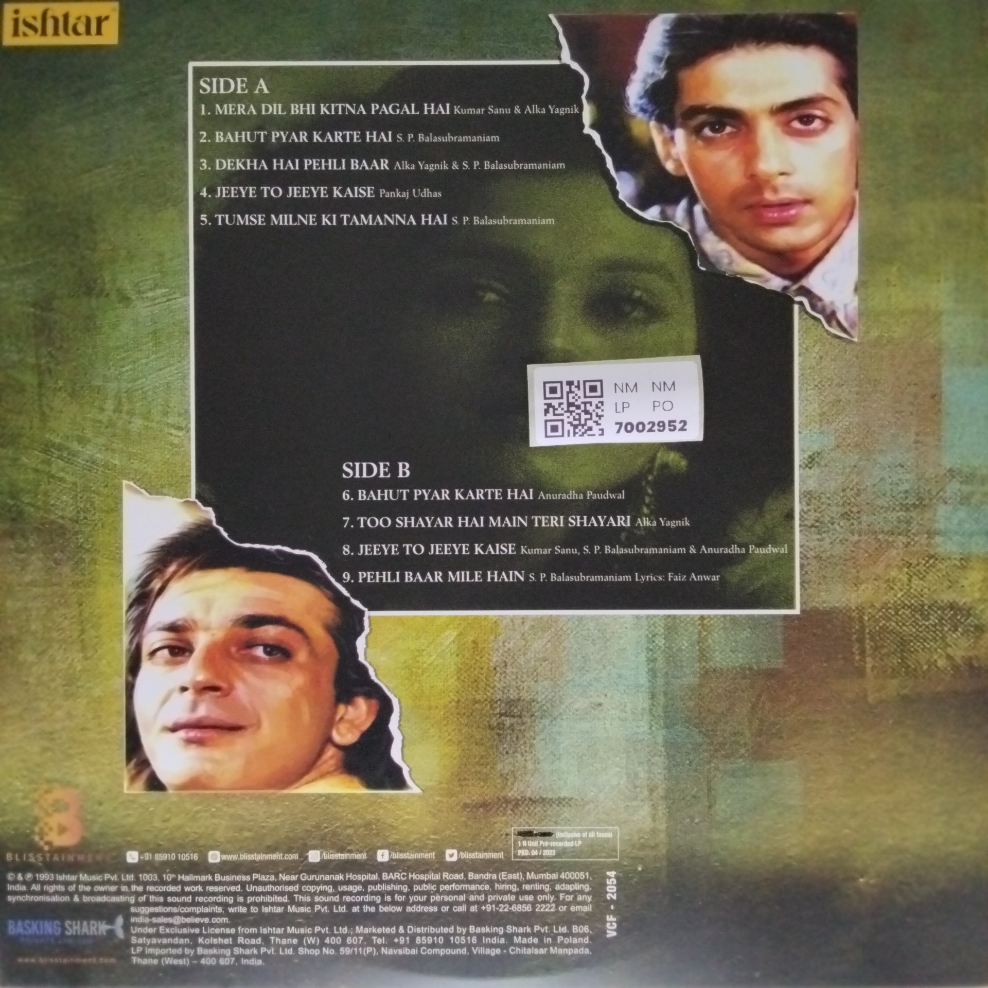 Nadeem Shravan - Saajan (Vinyl)
