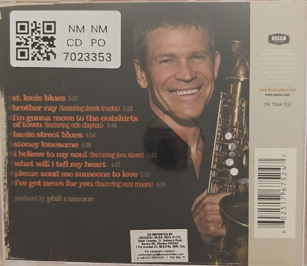 David Sanborn - Here & Gone (CD)