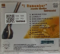 Ananda Shankar - I Remember (CD)