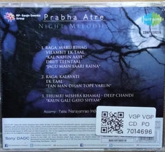 Prabha Atre - Night Melodies (CD)